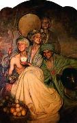 Arab or Arabic people and life. Orientalism oil paintings  543 unknow artist